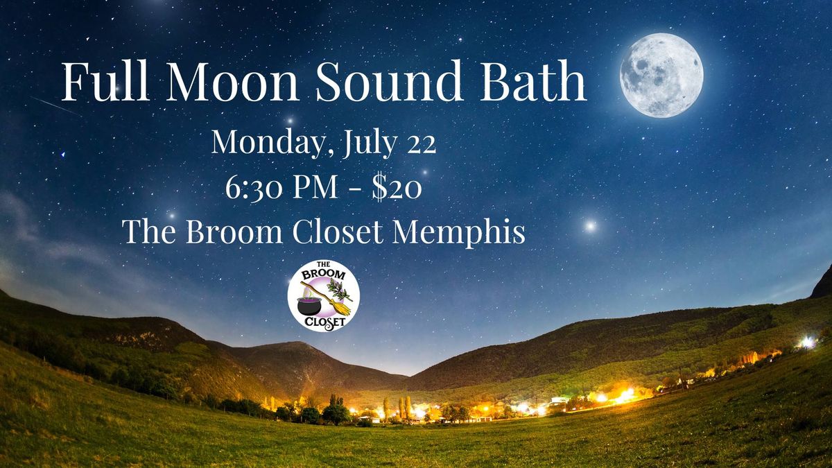 July Full Moon Sound Bath