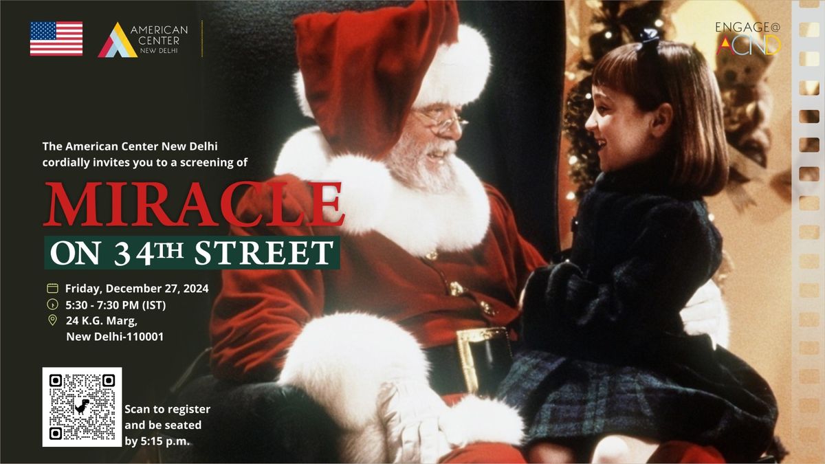 Friday Flicks: Miracle on 34th Street