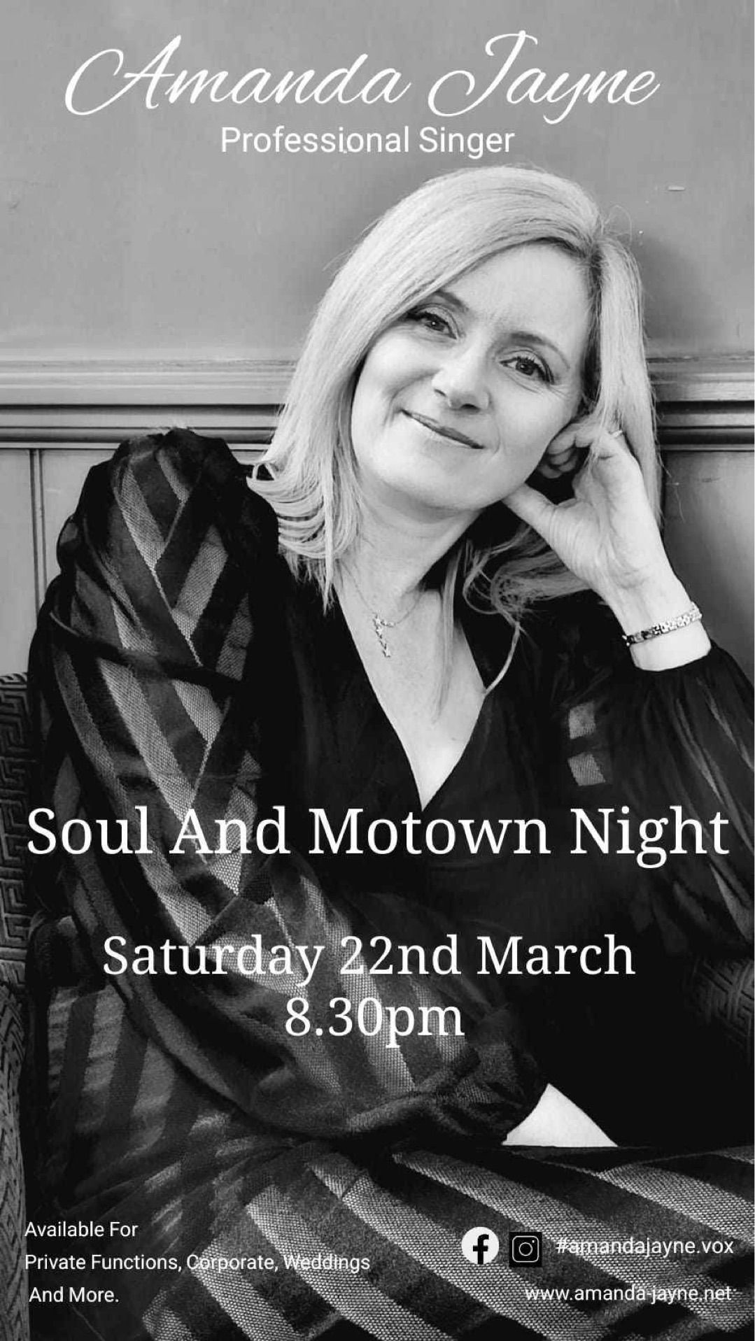 Soul and Motown with Amanda 