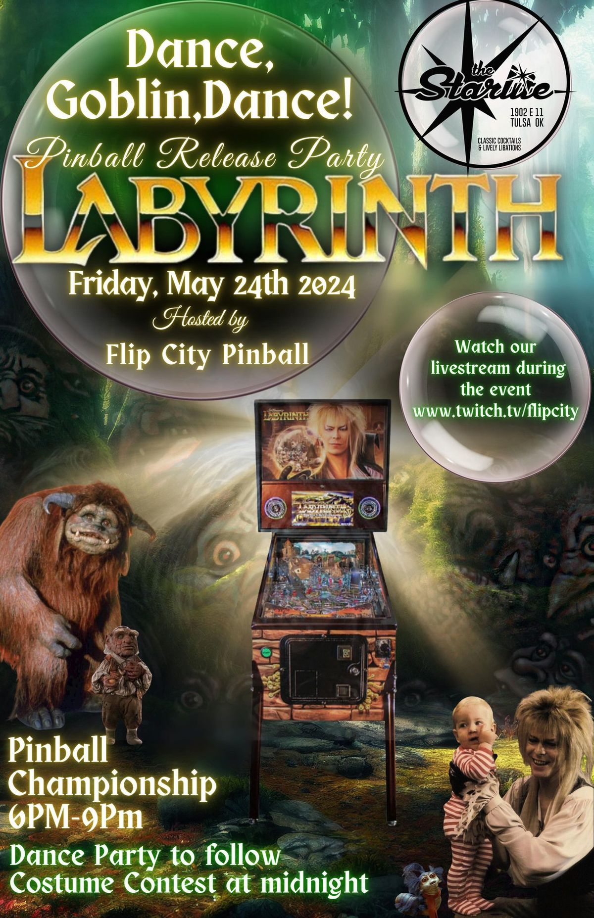 LABYRINTH - Pinball Release Party
