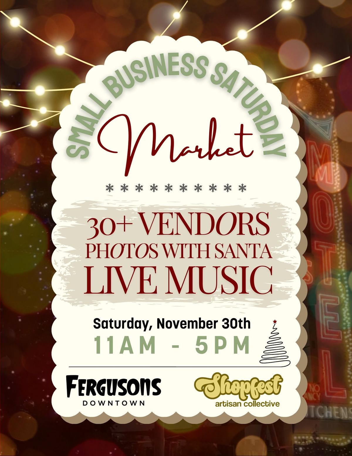 Small Business Saturday Market