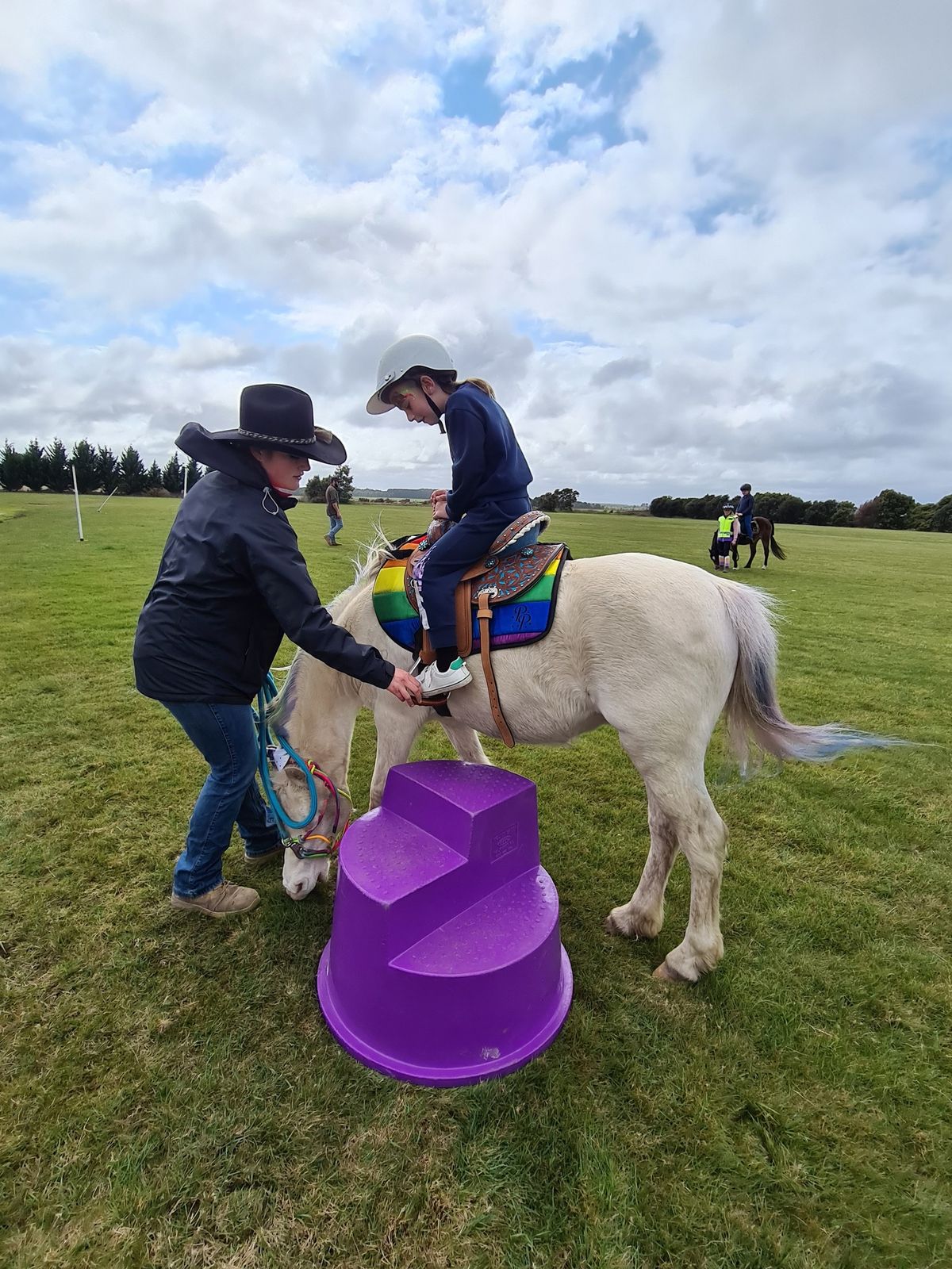 School Holiday's Pony Ride Fun Port Sorell