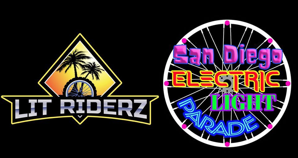 Lit Riderz ride with San Diego Electric Light Parade 