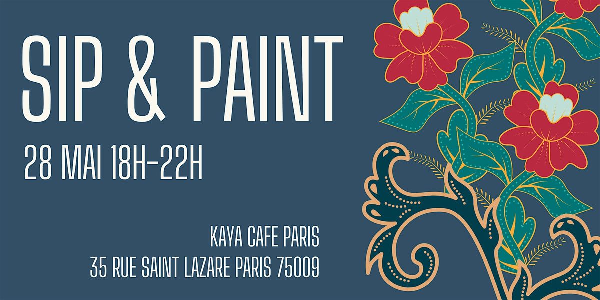 Sip and Paint avec Une Cheffe Singapourienne