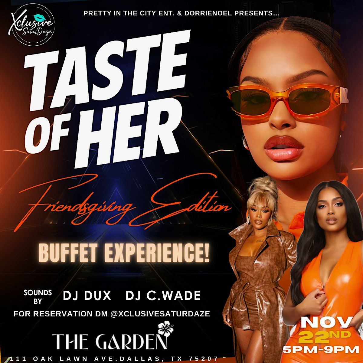 Taste of HER - An Xclusive Friendsgiving Edition - Buffet Experience