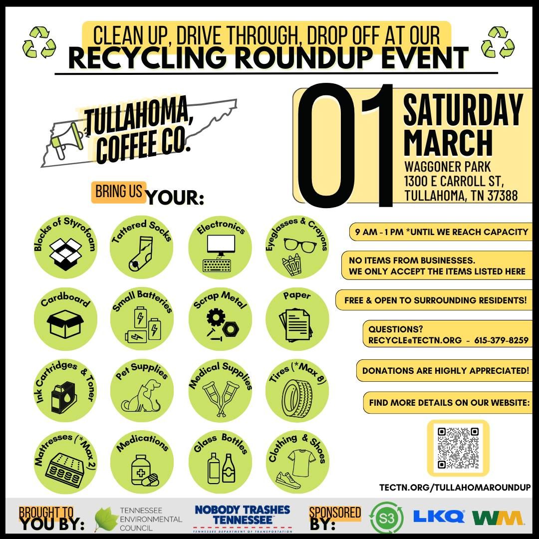 Tullahoma Recycling Roundup