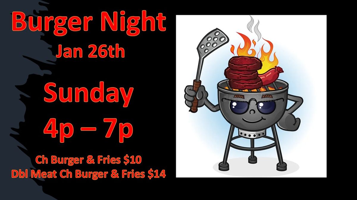 Burger Night at the VFW