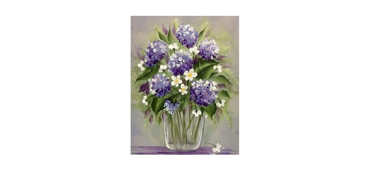 Floral Arrangement on Canvas