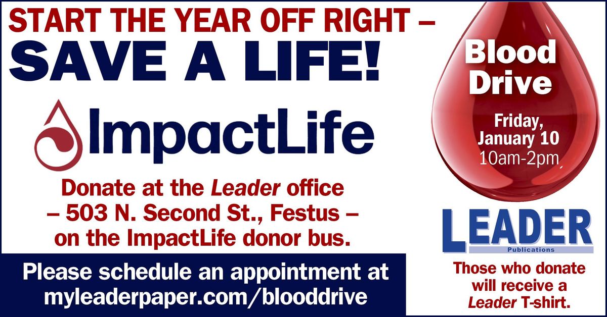 Leader Community Blood Drive 