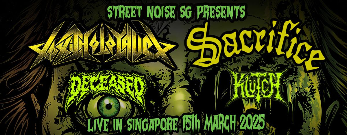 APOCALYPSE III -HELL WEEK- PART 2 : TOXIC HOLOCAUST (USA) x SACRIFICE (JPN) 15.03.25, SG@Phil Studio