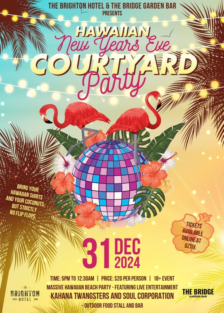 \ud83c\udf89 Get ready for the ultimate NYE Hawaiian Party! \ud83c\udf89