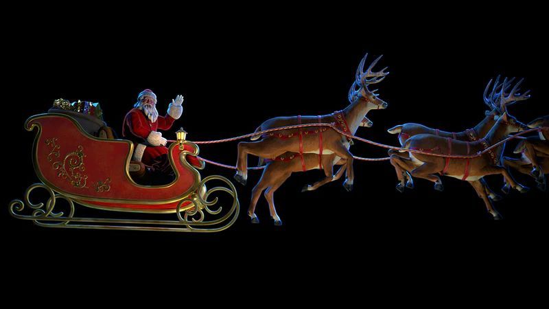 Santa Sleigh - Stratford Road, Warwick