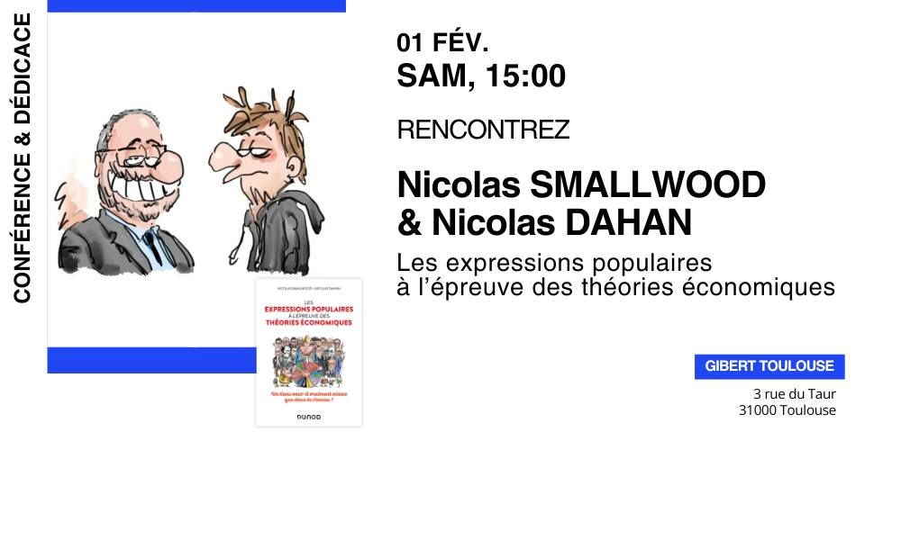 GIBERT conf\u00e9rence et d\u00e9dicace : Nicolas Dahan & Nicolas Smallwood