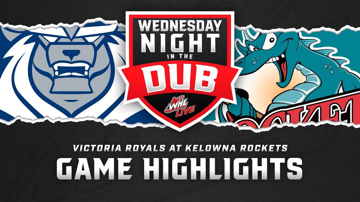 Kelowna Rockets at Victoria Royals at Save on Foods Memorial Centre