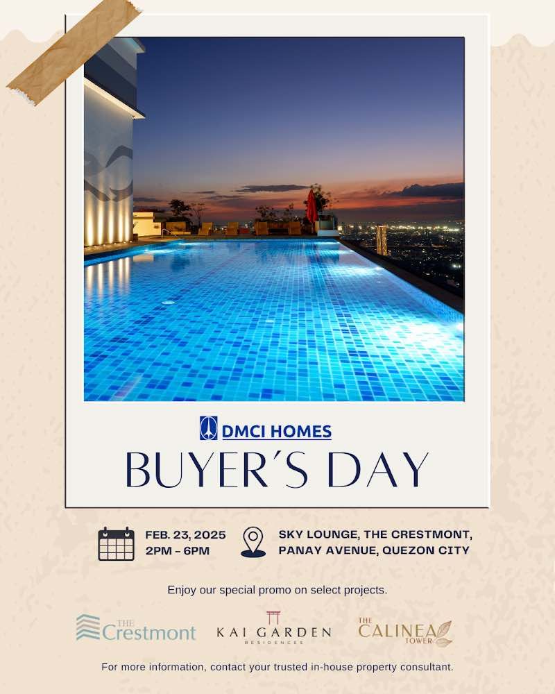 BUYER'S DAY AT THE CRESTMONT ON FEB. 23, 2025 LOCATED IN PANAY AVENUE, QUEZON CITY.