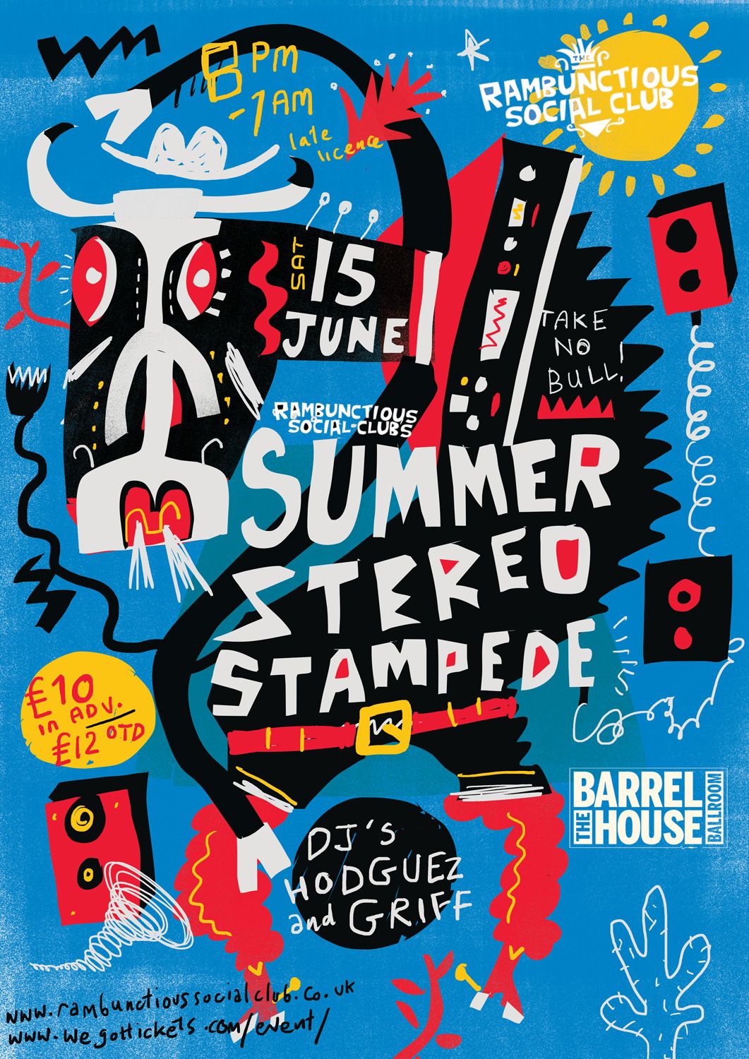 RAMBUNCTIOUS SOCIAL CLUB presents ..... SUMMER STEREO STAMPEDE 
