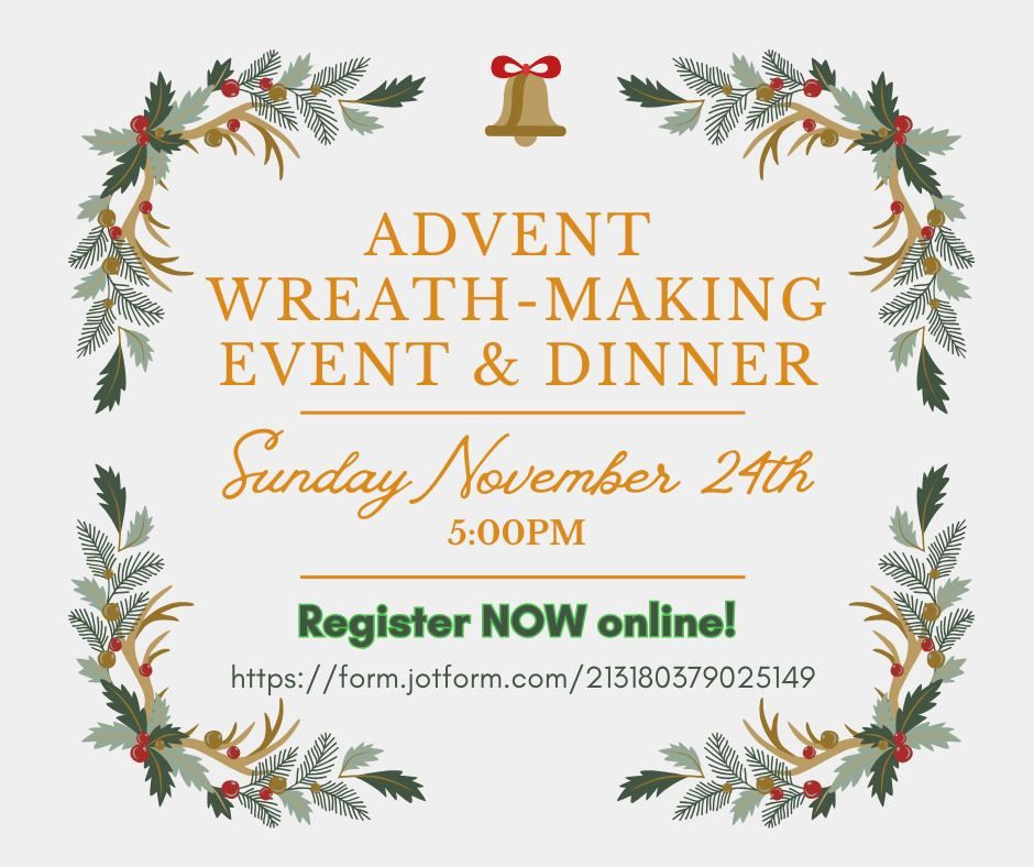 Advent Wreath-Making & Dinner Event