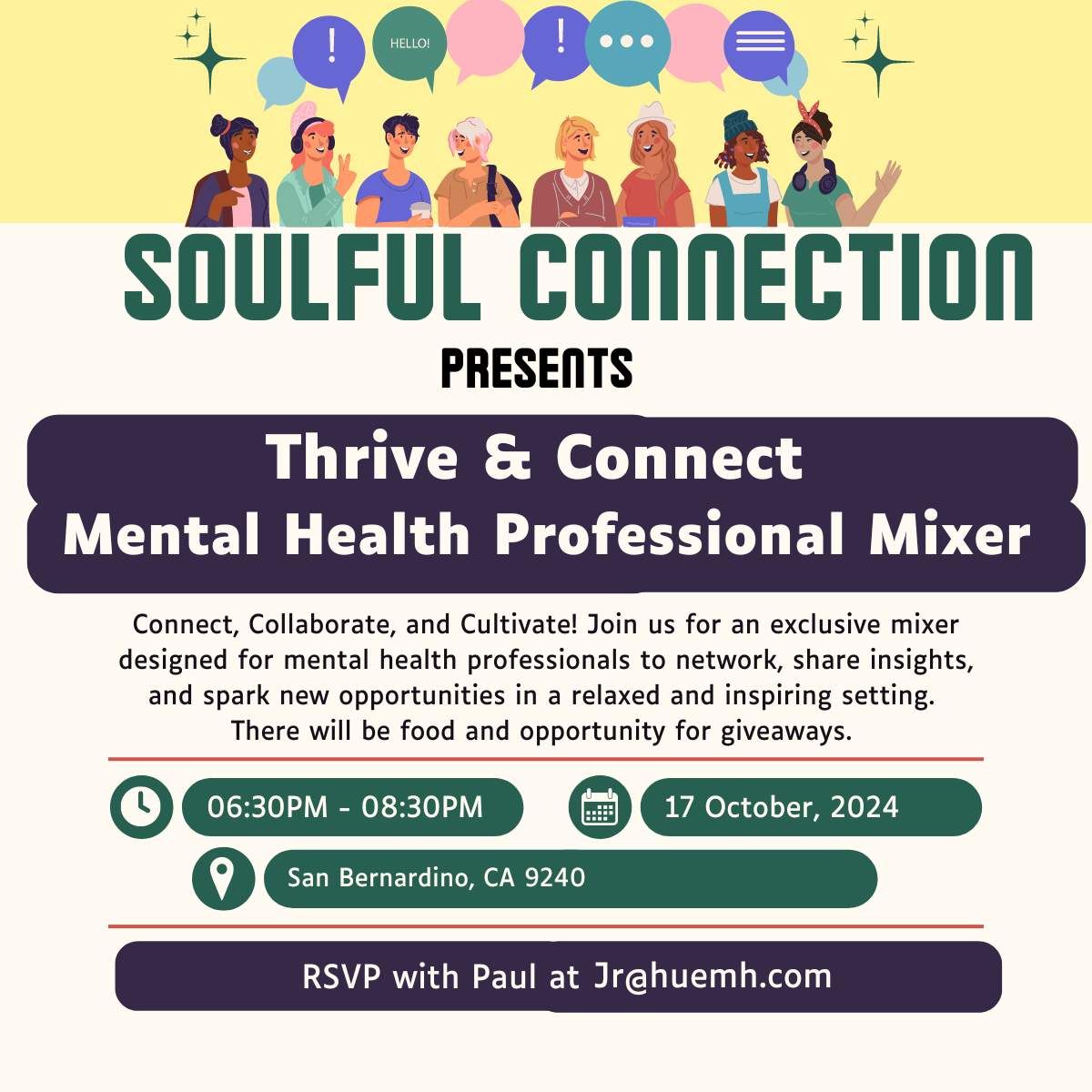 Thrive & Connection: Mental Health Mixer