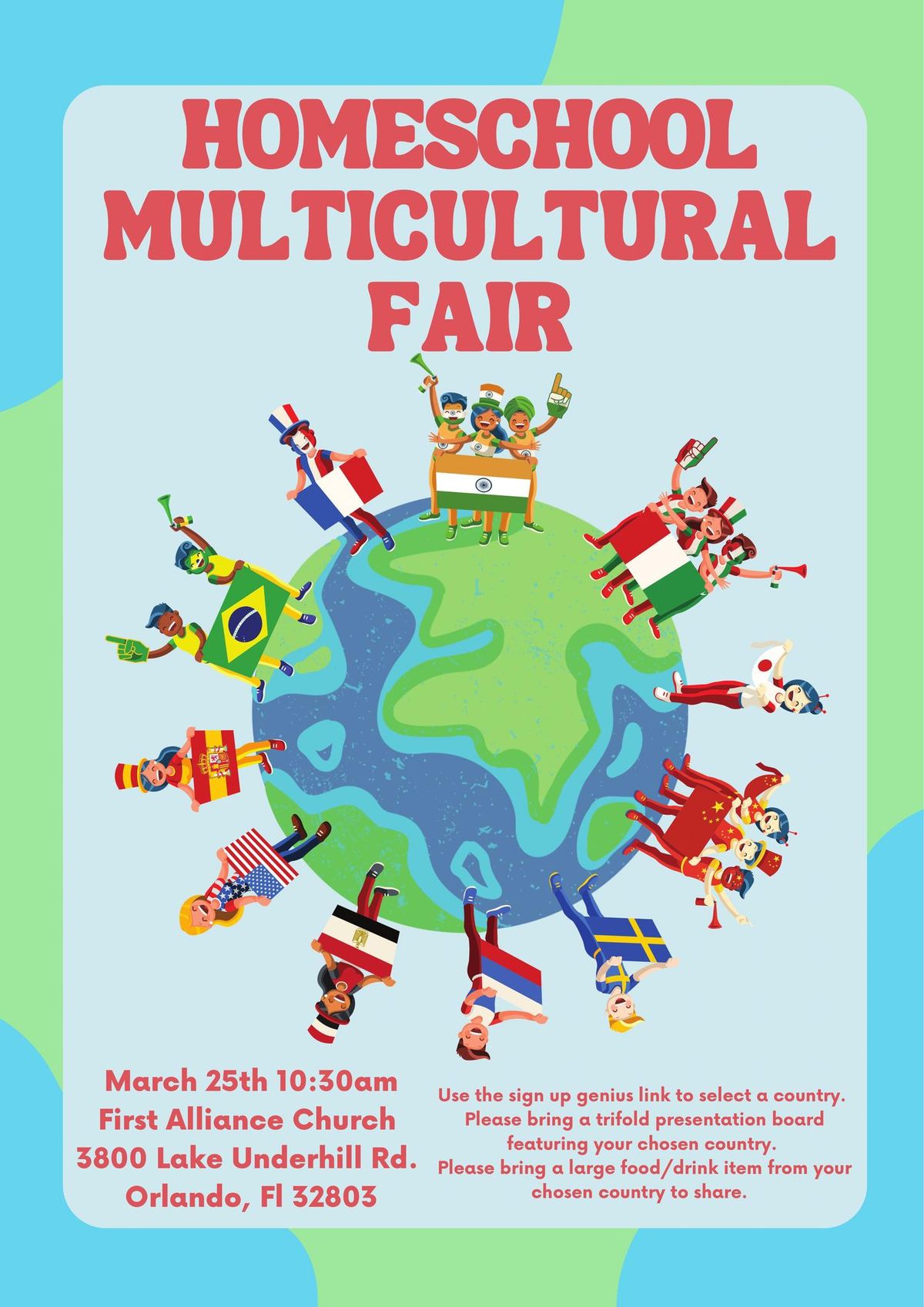 Homeschool Multicultural Fair!