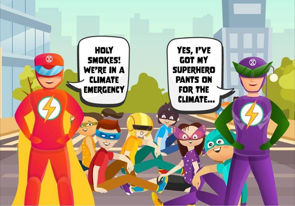 Superhero Cosplay for Climate - (SA action)