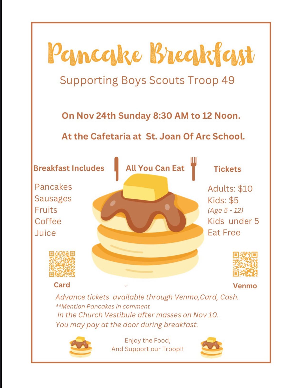 Pancake Breakfast 