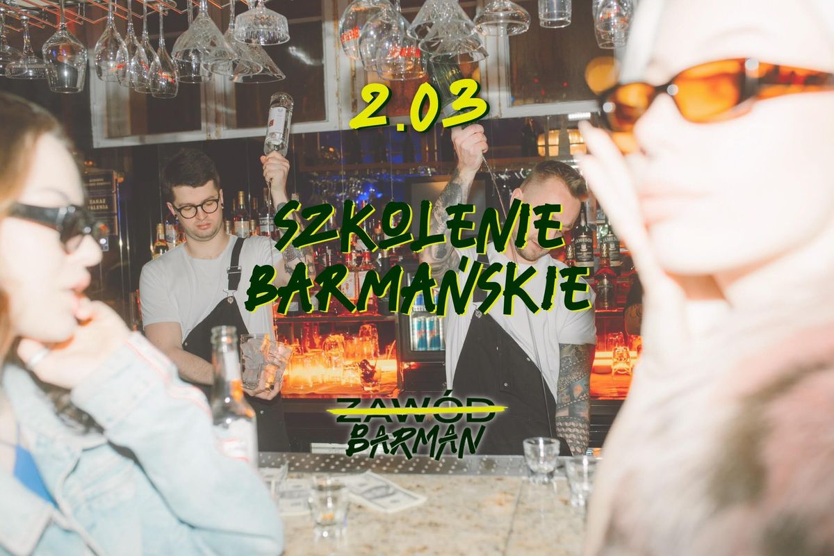 Szkolenie Barma\u0144skie w Poznaniu | Zaw\u00f3d Barman 