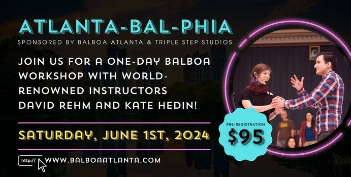 Atlanta Balboa Workshop: Learn from David Rehm & Kate Hedin