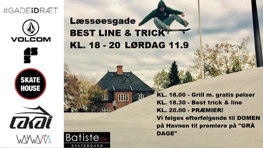 Gadeidrættens dag på Læssøesgade - Best trick & line, Læssøesgades School, Arhus, September