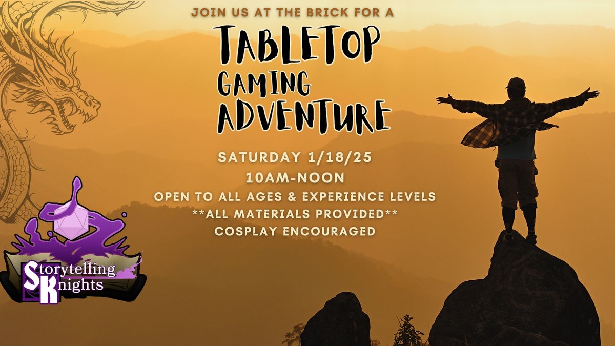 Tabletop Gaming Adventure Session