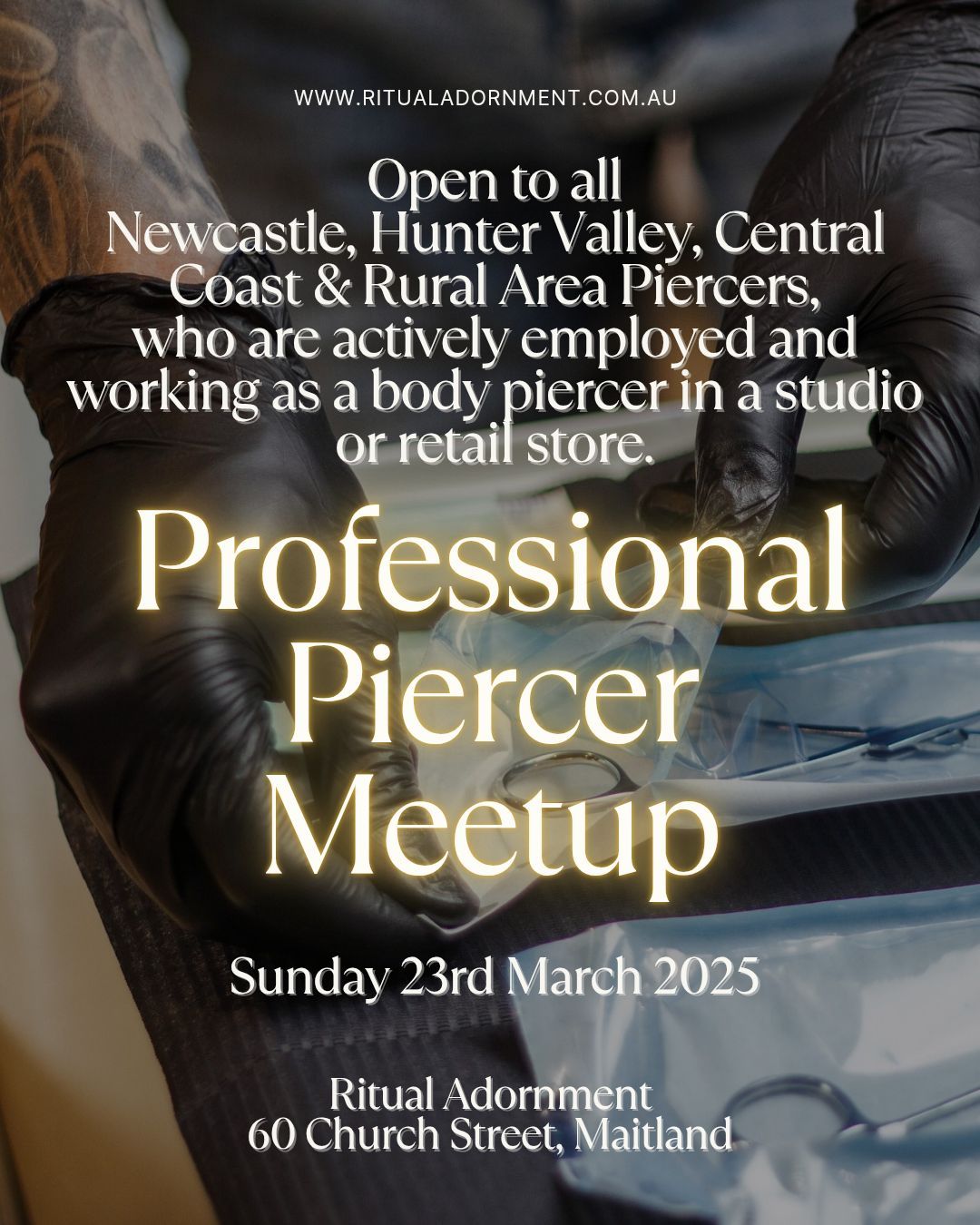 Professional Piercer Meetup - Newcastle \/ Hunter Valley \/ Central Coast