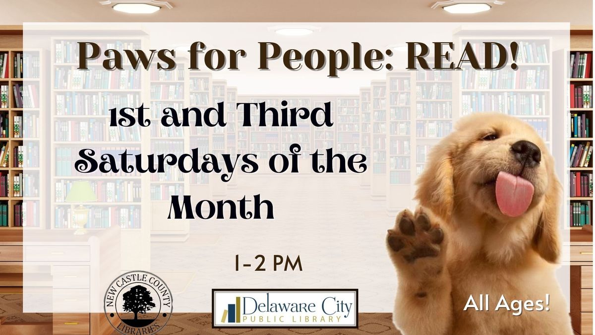 PAWS for People: READ to a Dog!