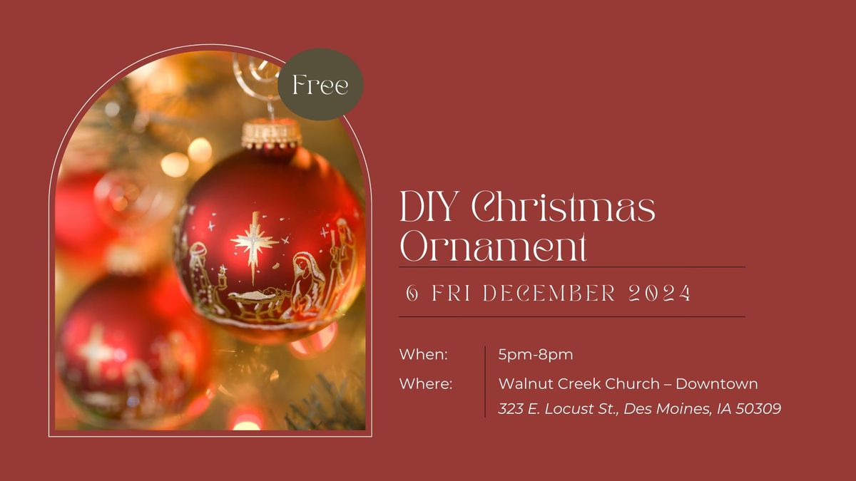 DIY Christmas Ornament | East Village Promenade