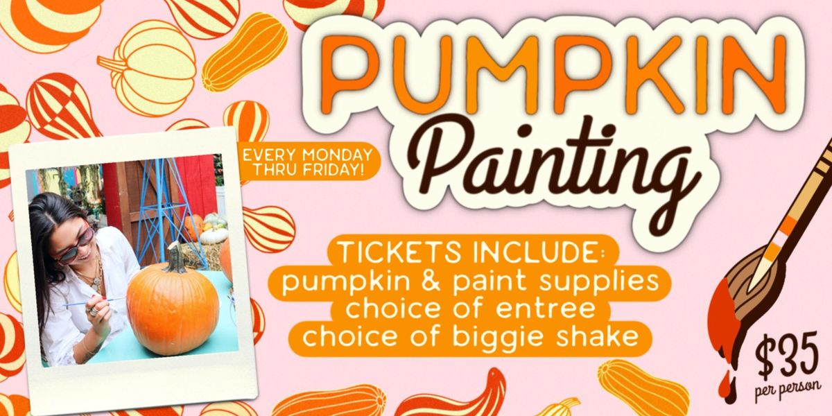 Pumpkin Painting at JoJo's Pumpkin Patch - Scottsdale!