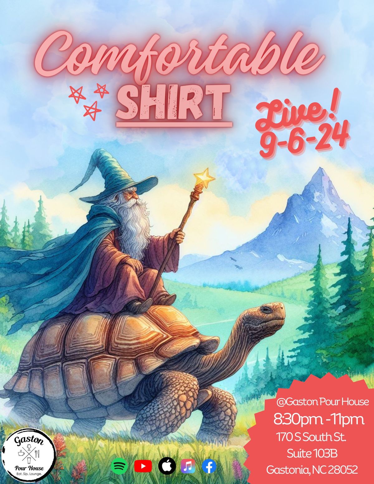 Comfortable Shirt: Live From Gaston Pour House
