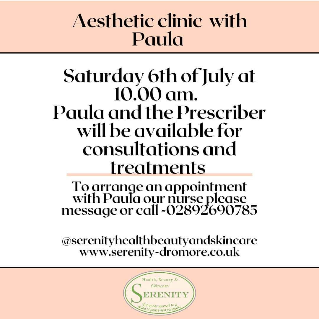 Aesthetics day with our nurse Paula and the Prescriber 