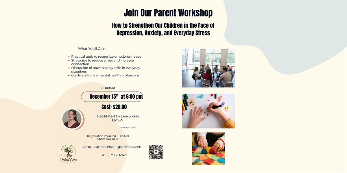 Supporting Children Through Depression, Anxiety, and Daily Stress