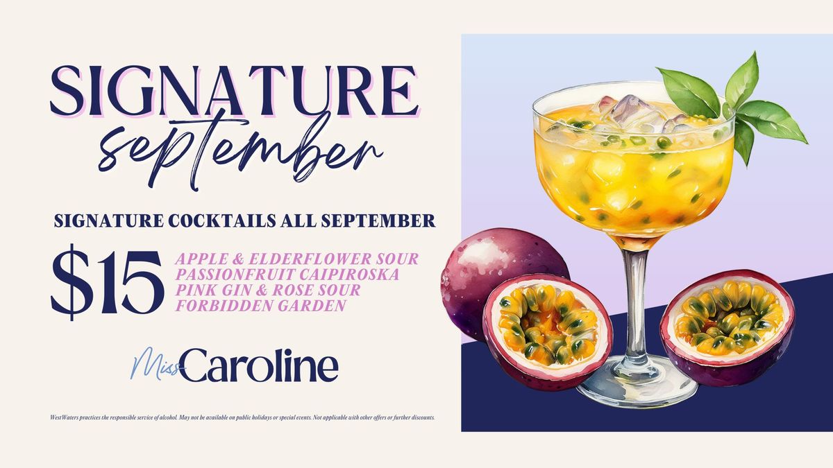 Signature September | Miss Caroline