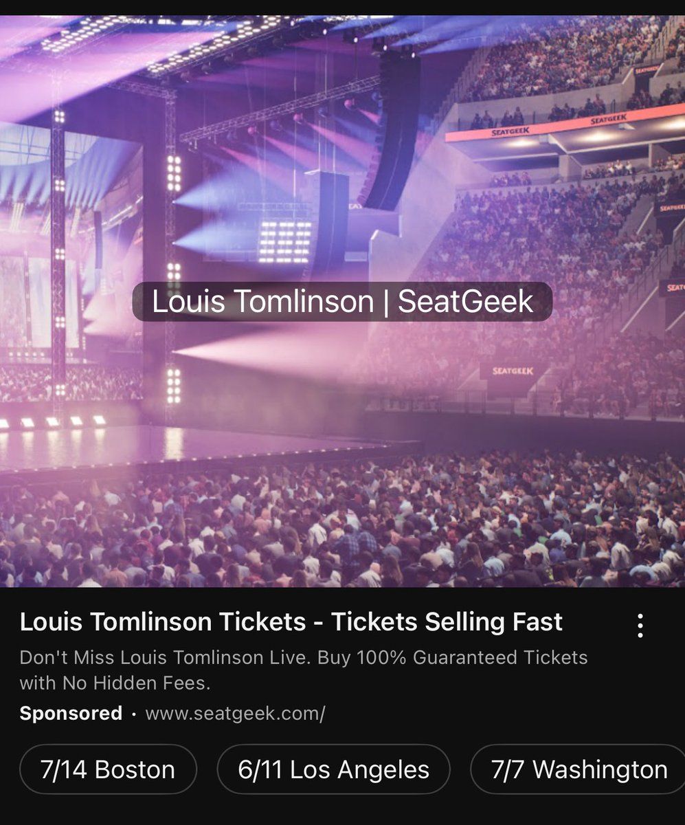 Louis Tomlinson Washington Tickets