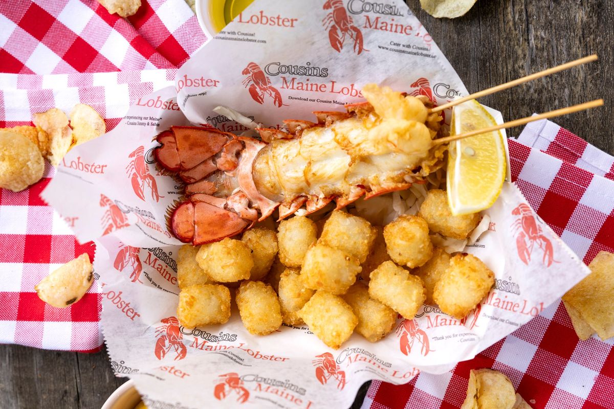 Cousins Maine Lobster Food Truck visits NEWPORT BEACH!!