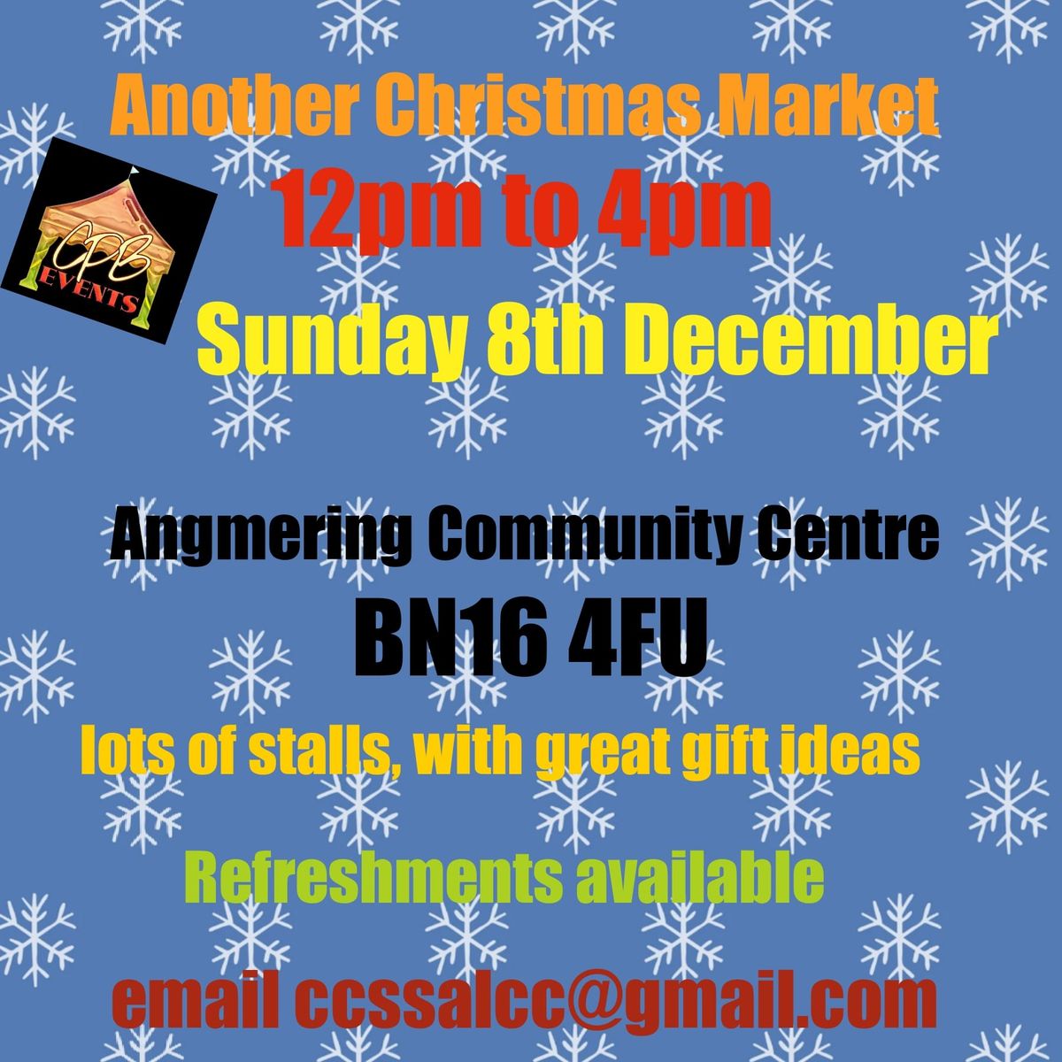 Angmering Community centre Market 