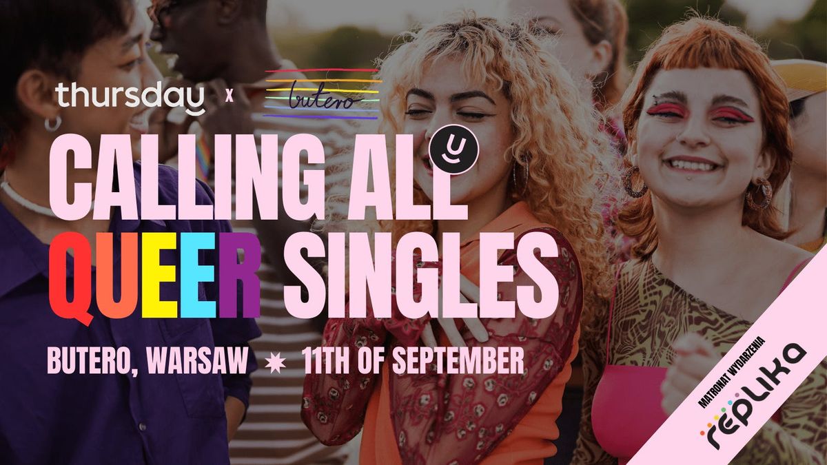  Thursday | Queer \ud83c\udf08 Dating Event @ butero | Warsaw