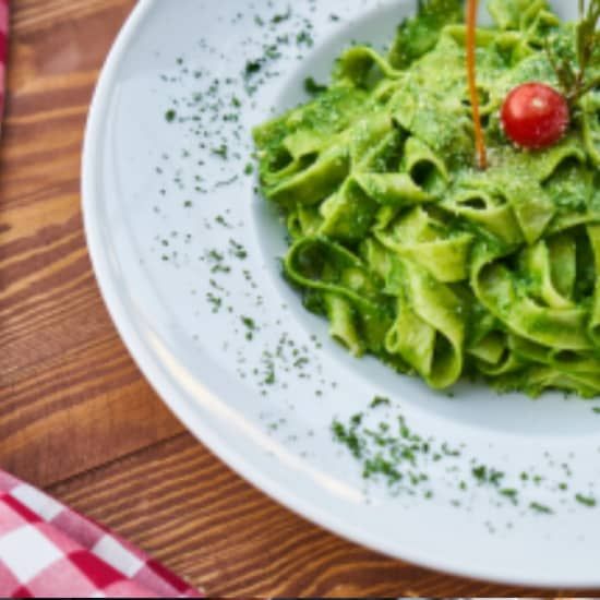 Classic Handmade Pasta with Fresh Pesto in Atlanta