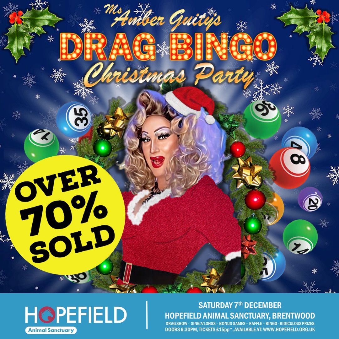 Ms Amber Guity\u2019s Drag Bingo Christmas Party @ Hopefield Animal Sanctuary, Brentwood - 07\/12\/24