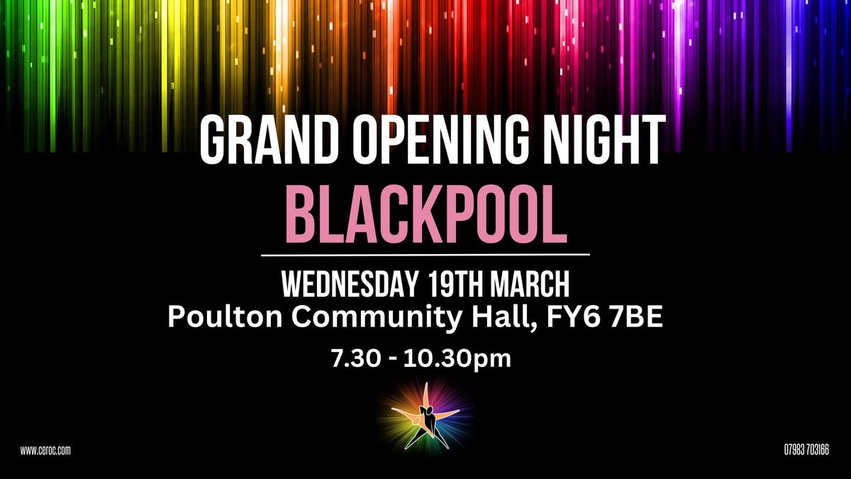 Ceroc Addiction Grand New Opening Night - BLACKPOOL