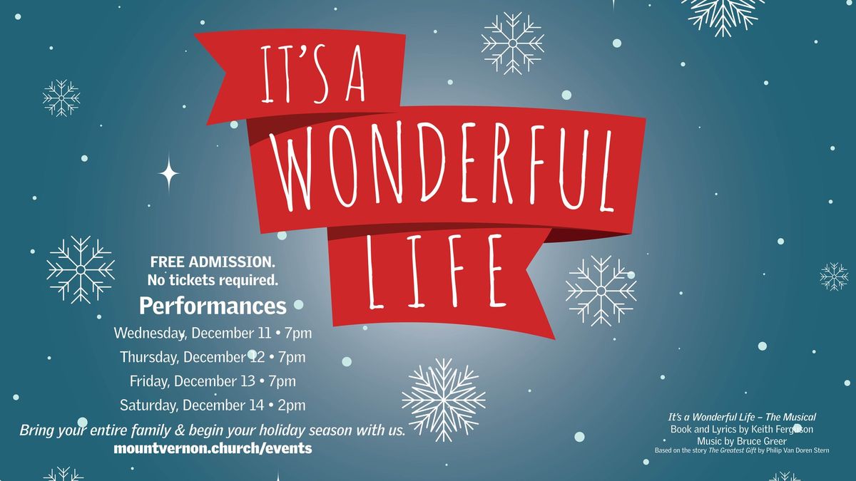 It's A Wonderful Life Performances