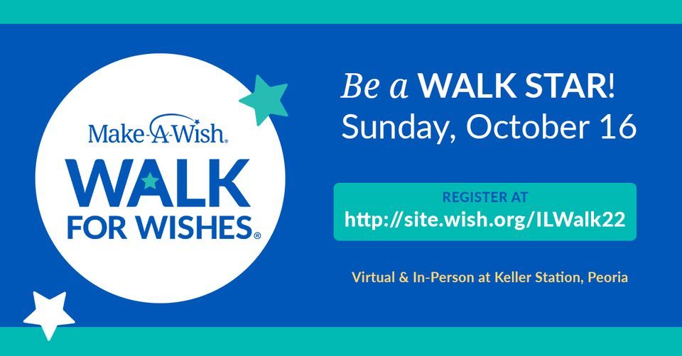 Walk For Wishes Peoria, Keller Station, Peoria, 16 October 2022