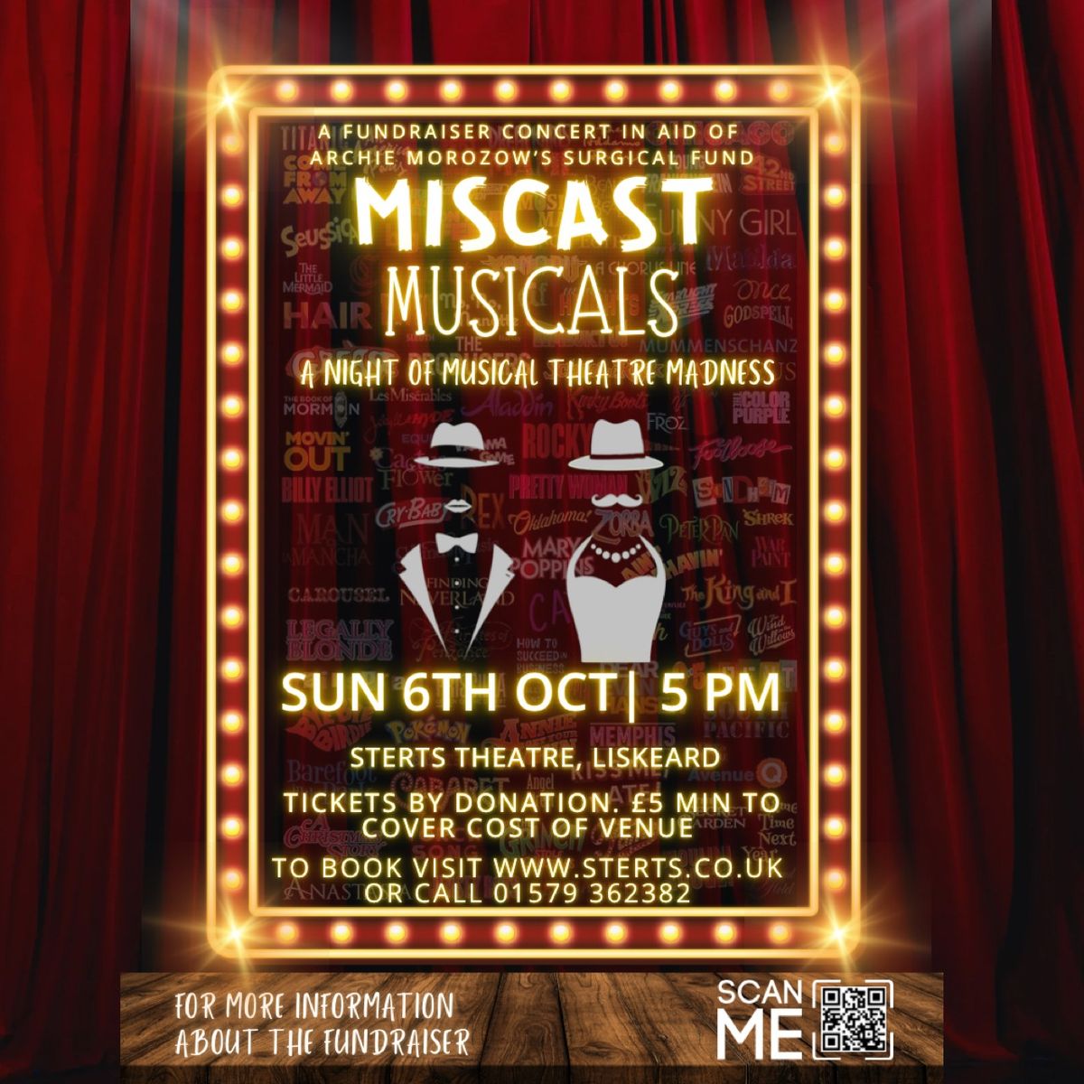 Miscast Musicals - A Fundraiser Concert in aid of the Archie Morozow Surgical Fundd