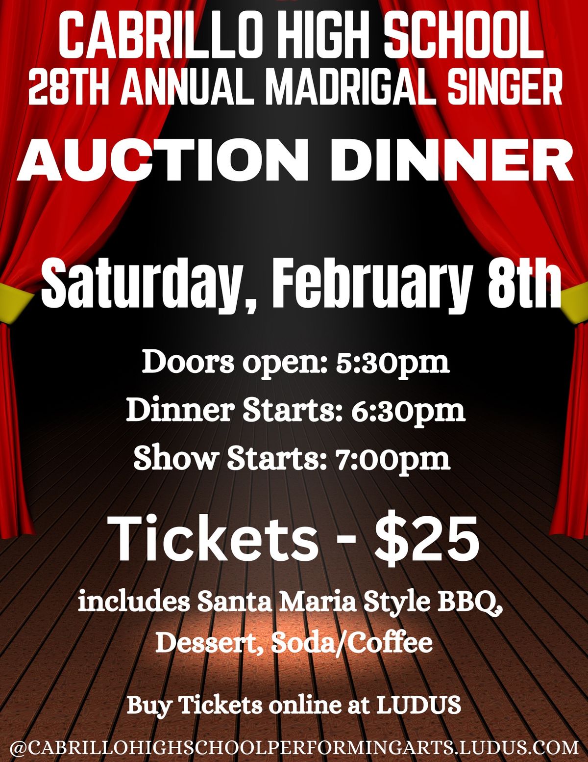 29th Annual Madrigal Singers Auction Dinner