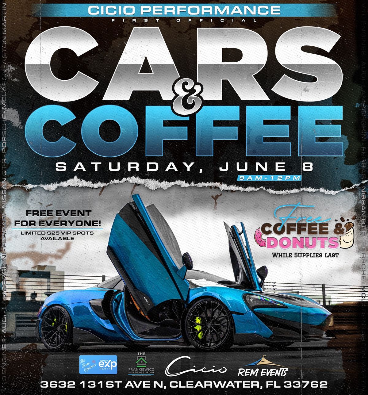 Cicio Performance's Official First Cars & Coffee (FREE Event) 