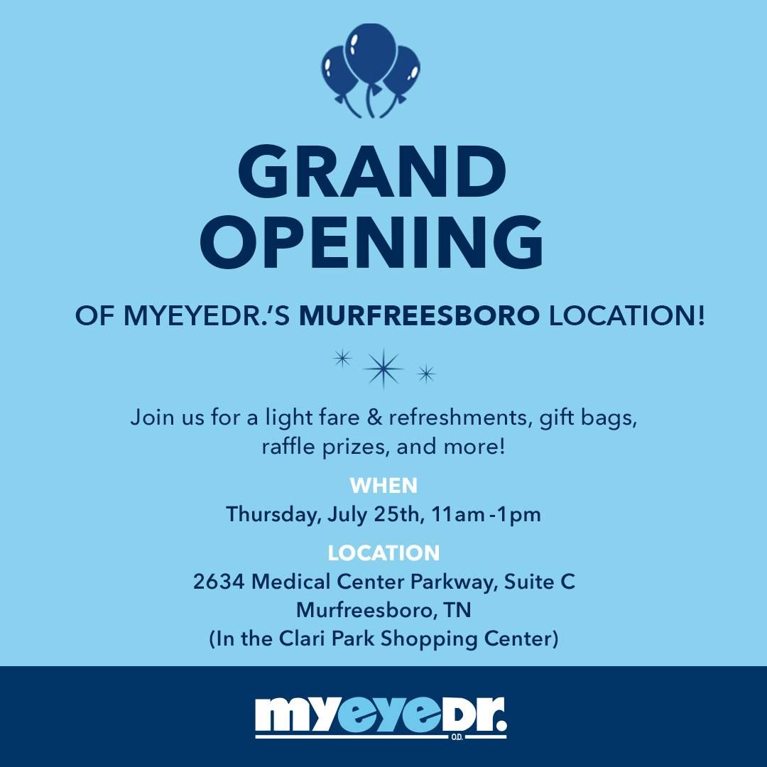 Grand Opening MyEyeDr. Mufreesboro 